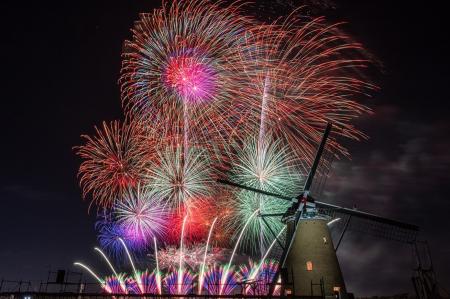 【千葉県佐倉市】佐倉花火フェスタにて関東最大級２尺