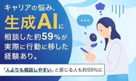 キャリアの悩み、生成AIに相談した約59％が実際に行動