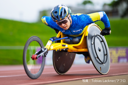 モリサワ所属の佐藤友祈選手がスイス開催の3大会3種目