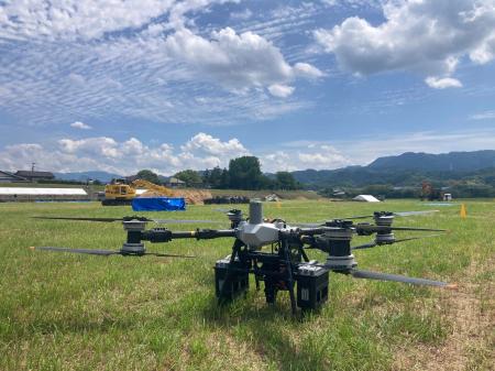 トルビズオン、福岡県総合防災訓練でDJI FlyCart100に