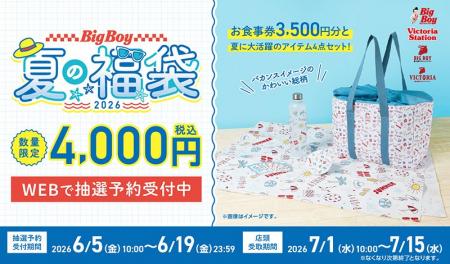【ビッグボーイ】ビッグボーイの夏の福袋が今年も販売