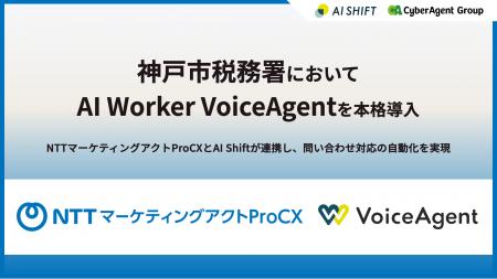 神戸市税務部においてボイスエージェント「AI Worker 