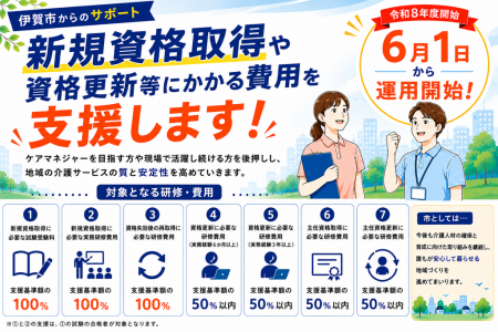 【三重県　伊賀市】介護の担い手を支える新たな支援事