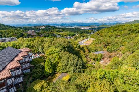古泉閣のシンボル『木造櫓』・『庭園』リニューアルの