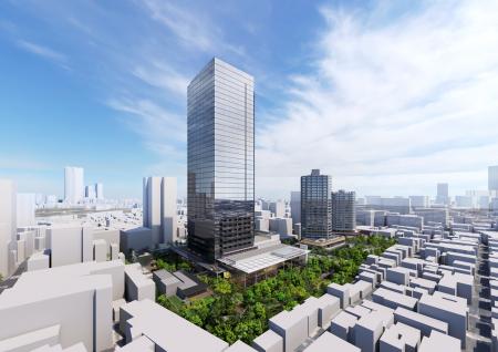 「北青山三丁目地区第一種市街地再開発事業」新築着工