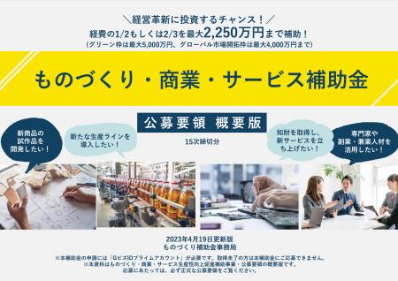 【経営革新に対して2,250万までもらえる補助金】自動