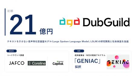 株式会社DubGuild、シードラウンドの資金調達を完了｜