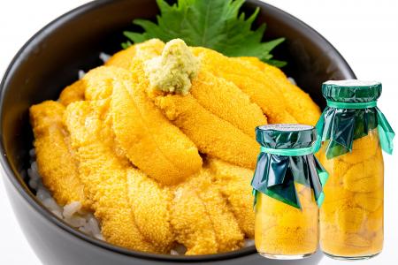 三陸・夏の名物｜牛乳瓶の中に生うにがぎっしり！岩手