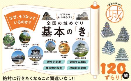 全国のお城ファン必携！ 迫力のあるビジュアルで歴史