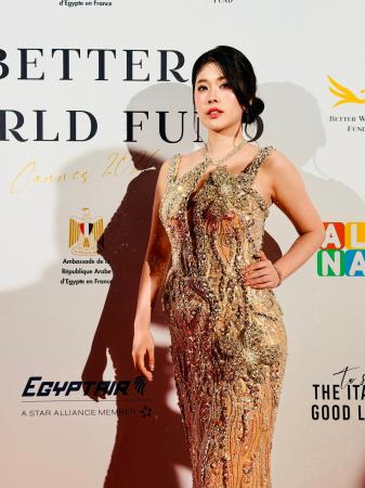 Rujie、カンヌ映画祭期間中のBetter World Fund主催チ Rujie、カンヌ映画祭期間中のBetter World Fund主催チ