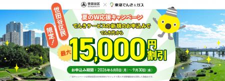 『世田谷区民限定!夏のW応援キャンペーン』を202 『世田谷区民限定!夏のW応援キャンペーン』を202