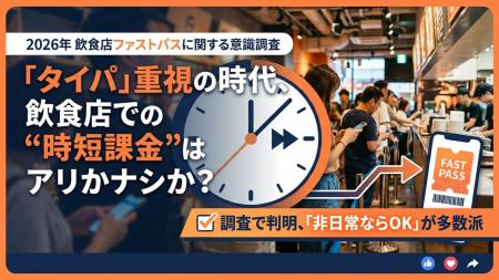 【2026年 飲食店ファストパスに関する意識調査】 「タ 【2026年 飲食店ファストパスに関する意識調査】 「タ