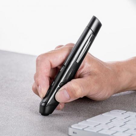 ペン感覚で直感操作！充電式のペン型ワイヤレスマウス