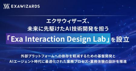 エクサウィザーズ、未来に先駆けたAI技術開発を担う「
