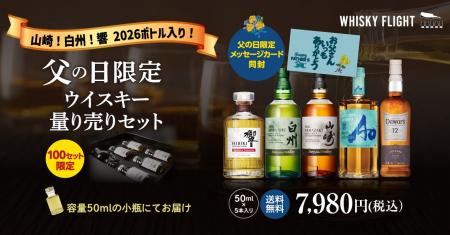 父の日の贈り物に憧れの銘柄を小瓶で手軽に。山崎/白