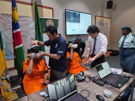 国連・日本政府と連携し、ナミビア矯正施設におけるVR 国連・日本政府と連携し、ナミビア矯正施設におけるVR