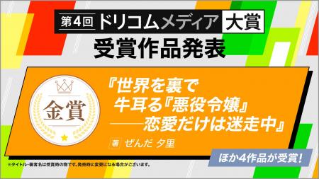 応募総数10,000作品以上！「第4回ドリコムメディア大