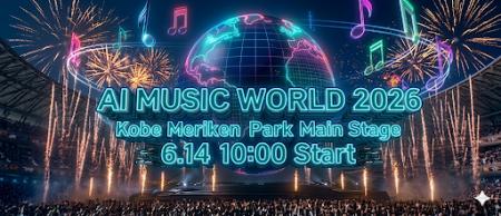 AI体験型ライブイベント「AI MUSIC WORLD 2026」6月14