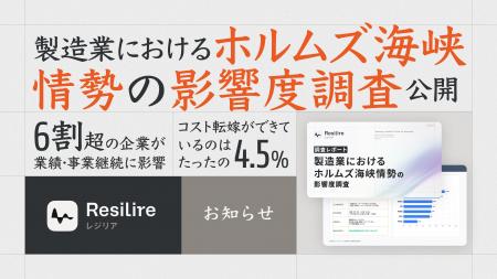 ホルムズ影響、6 割超が「業績・事業継続に影響」、 