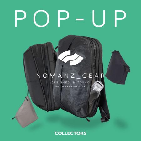【COLLECTORS】ギアブランド『NOMANZ_GEAR』POP-UPキ