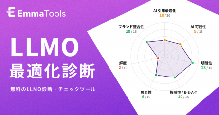 AIに引用されやすいページか、30秒で診断。無料LLMO診 AIに引用されやすいページか、30秒で診断。無料LLMO診