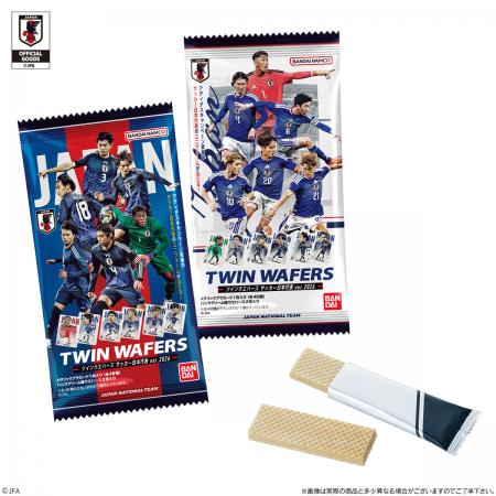 ウエハースを食べてサッカー日本代表を応援！大utf-8