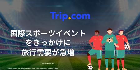 Trip.com、国際スポーツイベントに関する最新旅行トレ