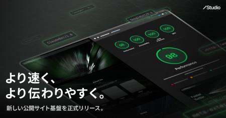 Studioが公開サイト基盤を刷新。表示速度・検索エンジ