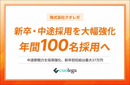 株式会社クオレガ、新卒・中途年間100名採用へ─中途即 株式会社クオレガ、新卒・中途年間100名採用へ─中途即