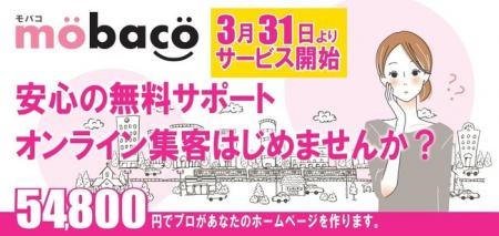 月額サポート料金０円でホームページを作るサービス開