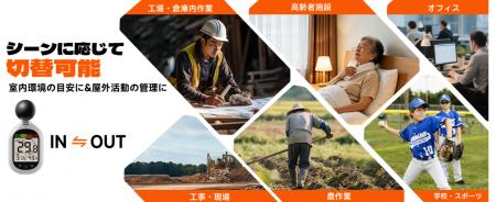 本当の暑さ、見えていますか？【新商品発売】WBGT測定
