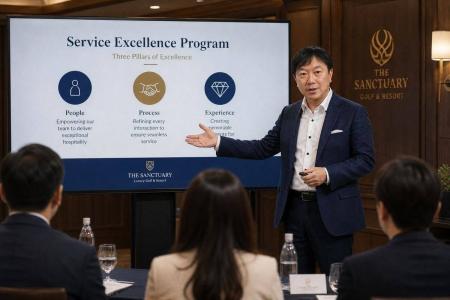 会員制ゴルフリゾート「THE SANCTUARY」、 副社長・ 会員制ゴルフリゾート「THE SANCTUARY」、 副社長・