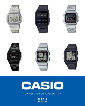 ナノ・ユニバースが厳選する「CASIO SUMMER WATCH COL
