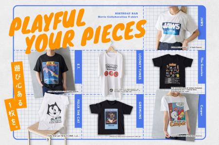 【BIRTHDAY BAR】人気映画作品を取り入れたTシャツコ