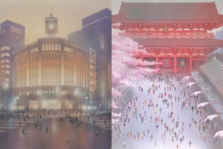 風景の中に佇む人々の記憶と物語を繊細な筆致で描く「