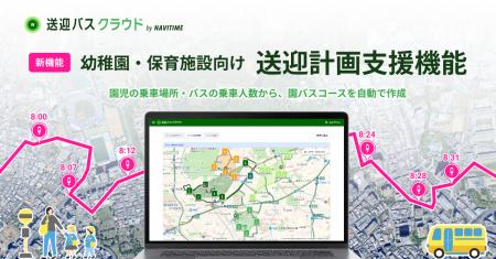 『送迎バスクラウド by NAVITIME』幼稚園・保育施設向 『送迎バスクラウド by NAVITIME』幼稚園・保育施設向