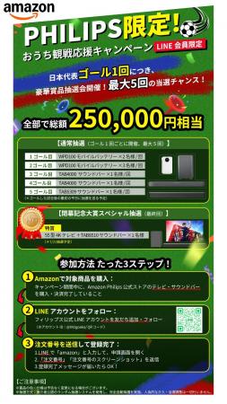 ゴールの回数で豪華景品が当たる!?『おうち観戦キャ ゴールの回数で豪華景品が当たる!?『おうち観戦キャ