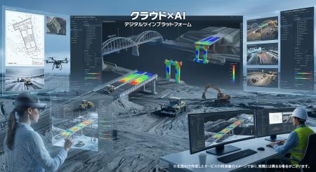 デジタルツインサービスを核とした建設業向け新システ