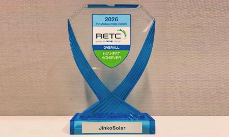 ジンコソーラー、RETC「2026 PV Module Index」にて7 ジンコソーラー、RETC「2026 PV Module Index」にて7