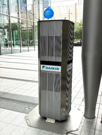 東京ミッドタウン八重洲にて都心型暑熱対策の取り組み