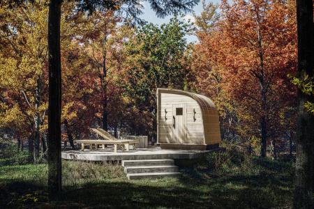マルニ木工×ONE SAUNA 共同開発の家具品質サウナ「kup マルニ木工×ONE SAUNA 共同開発の家具品質サウナ「kup