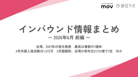 台湾、2027年の祝日発表　最長は春節の7連休 / 4月外