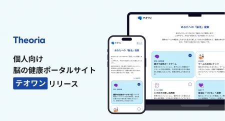 個人向け脳の健康ポータルサイト「テオワン」リリース