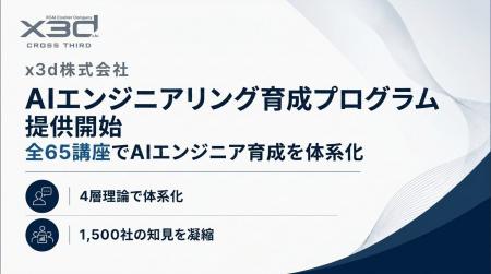 x3d、AI時代のエンジニア・PM育成プログラムを刷新し x3d、AI時代のエンジニア・PM育成プログラムを刷新し