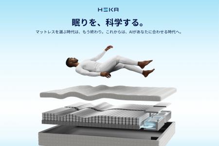 眠りを、科学する。世界で初めてAIマットレスを開発し 眠りを、科学する。世界で初めてAIマットレスを開発し