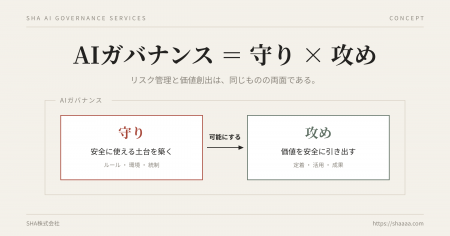 SHA、大手企業のAIガバナンス支援で培ったノウハウを