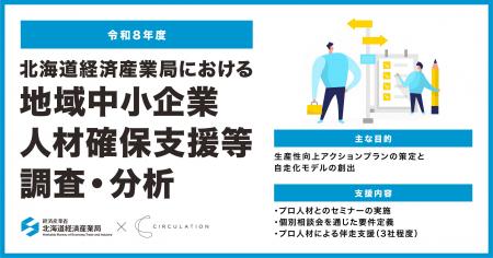 サーキュレーションが北海道経済産業局の「地域中小企