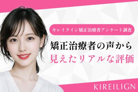 【矯正治療者アンケート】　キレイライン矯正治療者の