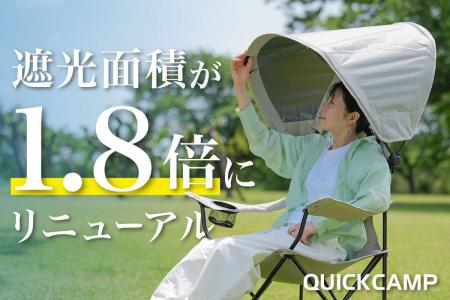 日傘いらずで両手は自由。全方向シェードで自分だけの