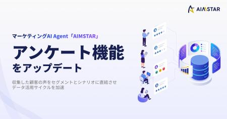 マーケティングAI Agent「AIMSTAR」、アンケート機能